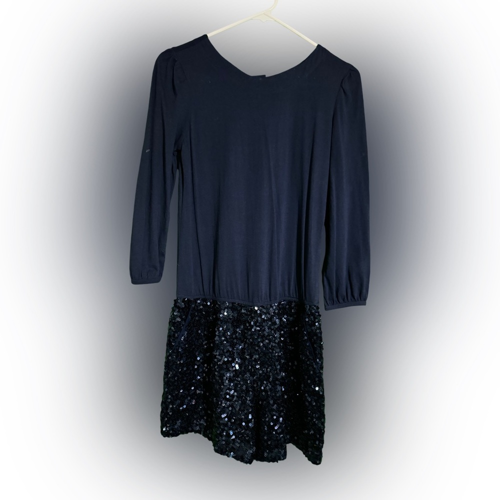 Gap Kids Navy Blue Romper with Sequin Shorts XXL